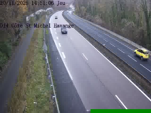 <h2>Clone of Webcam sur la D14, dans la côte Saint-Michel. Vue orientée vers Havange</h2>