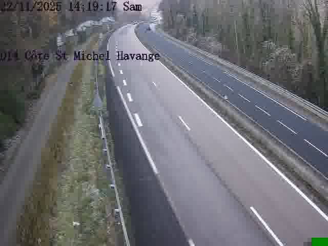 <h2>Clone of Webcam sur la D14, dans la côte Saint-Michel. Vue orientée vers Havange</h2>