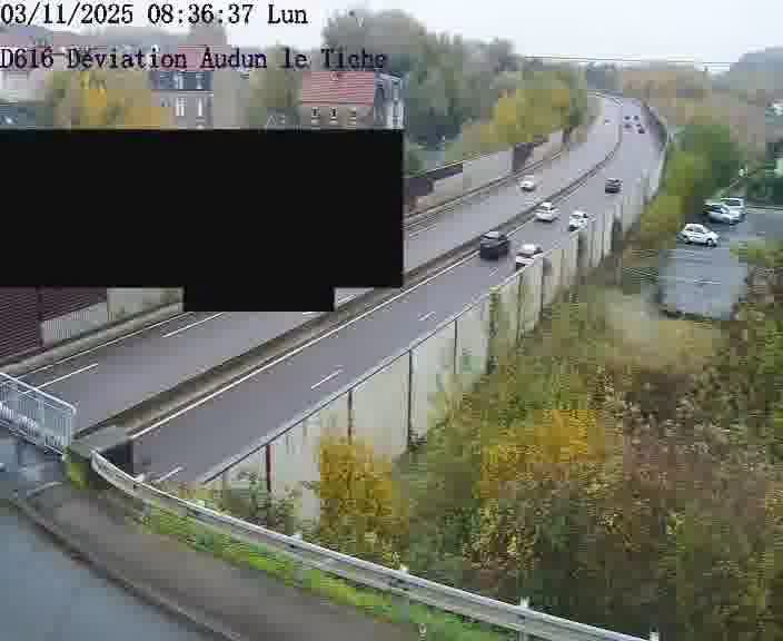 Webcams sur la D616, sur le contournement d'Audun-le-Tiche menant à Belval (Luxembourg)