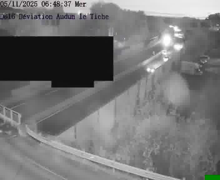 Webcams sur la D616, sur le contournement d'Audun-le-Tiche menant à Belval (Luxembourg)