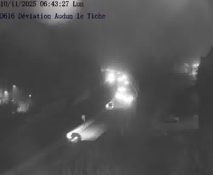 <h2>Webcams sur la D616, sur le contournement d'Audun-le-Tiche menant à Belval (Luxembourg)</h2>