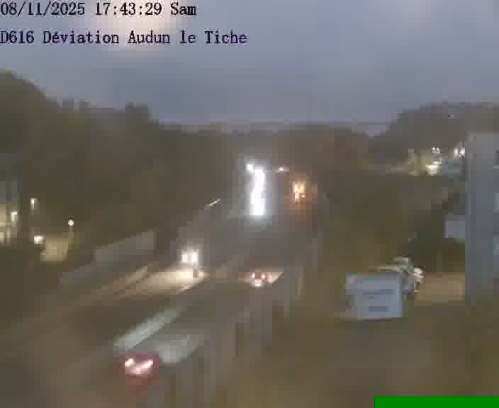 <h2>Webcams sur la D616, sur le contournement d'Audun-le-Tiche menant à Belval (Luxembourg)</h2>