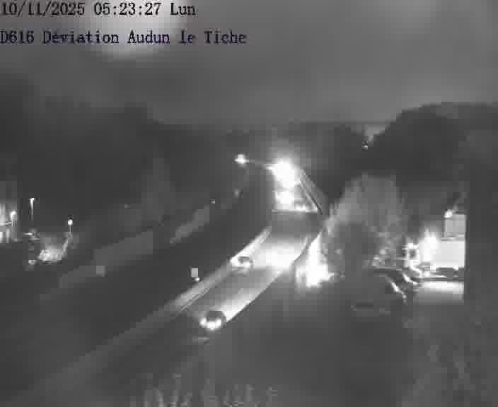 <h2>Webcams sur la D616, sur le contournement d'Audun-le-Tiche menant à Belval (Luxembourg)</h2>