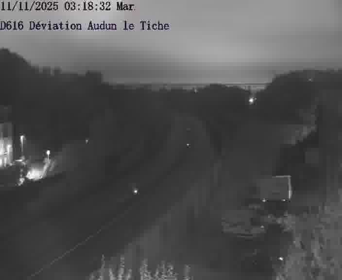 <h2>Webcams sur la D616, sur le contournement d'Audun-le-Tiche menant à Belval (Luxembourg)</h2>