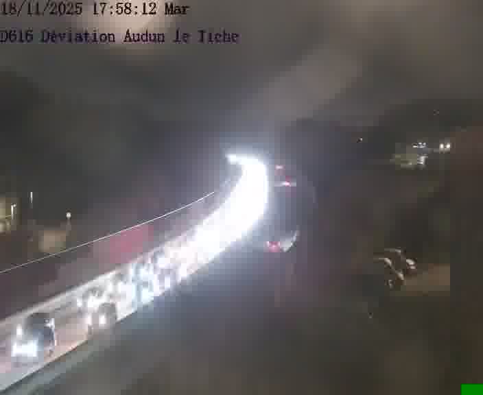 <h2>Webcams sur la D616, sur le contournement d'Audun-le-Tiche menant à Belval (Luxembourg)</h2>
