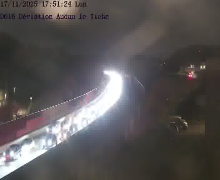 <h2>Webcams sur la D616, sur le contournement d'Audun-le-Tiche menant à Belval (Luxembourg)</h2>