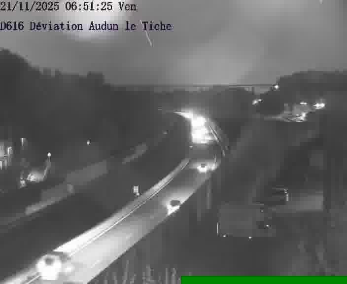 <h2>Webcams sur la D616, sur le contournement d'Audun-le-Tiche menant à Belval (Luxembourg)</h2>
