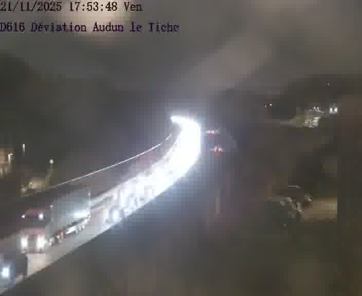 <h2>Webcams sur la D616, sur le contournement d'Audun-le-Tiche menant à Belval (Luxembourg)</h2>