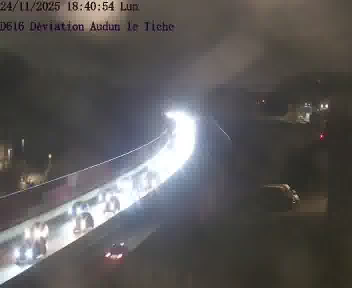 <h2>Webcams sur la D616, sur le contournement d'Audun-le-Tiche menant à Belval (Luxembourg)</h2>