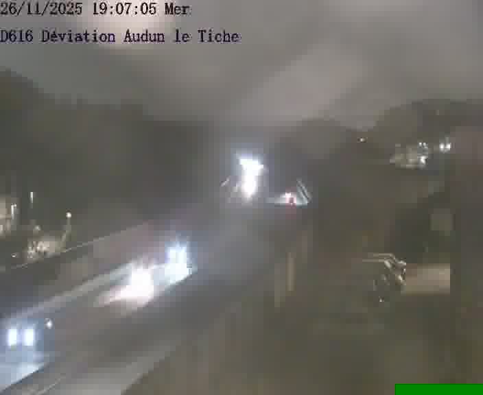 <h2>Webcams sur la D616, sur le contournement d'Audun-le-Tiche menant à Belval (Luxembourg)</h2>