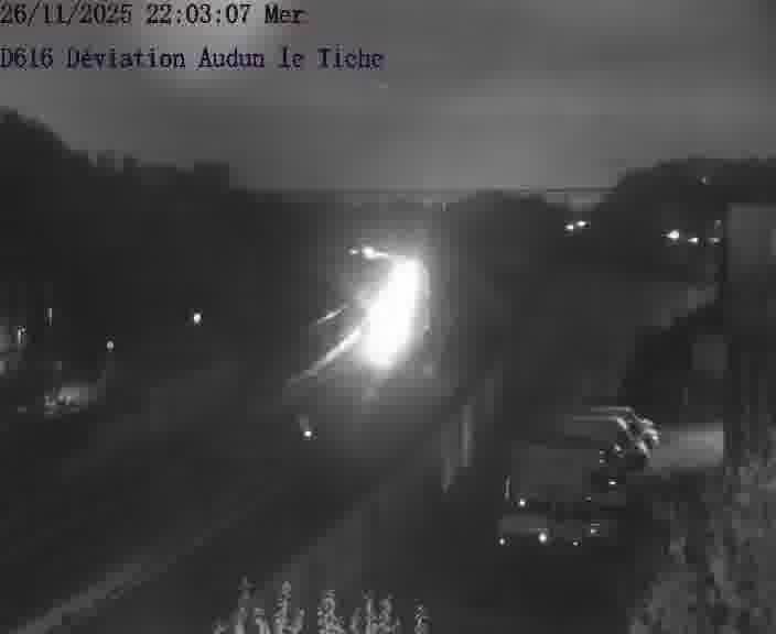 <h2>Webcams sur la D616, sur le contournement d'Audun-le-Tiche menant à Belval (Luxembourg)</h2>