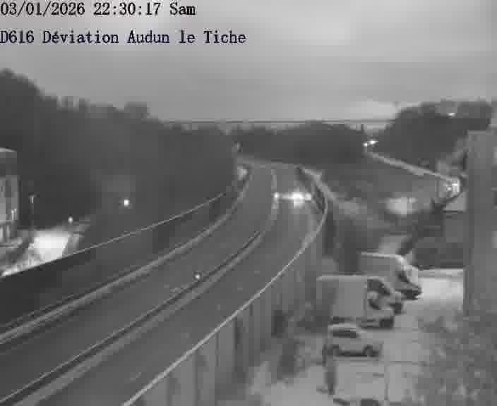 <h2>Webcams sur la D616, sur le contournement d'Audun-le-Tiche menant à Belval (Luxembourg)</h2>