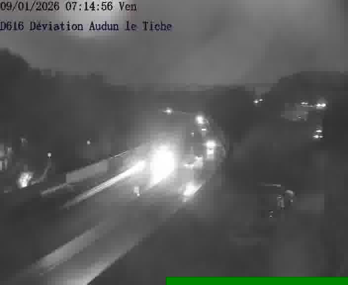 <h2>Webcams sur la D616, sur le contournement d'Audun-le-Tiche menant à Belval (Luxembourg)</h2>