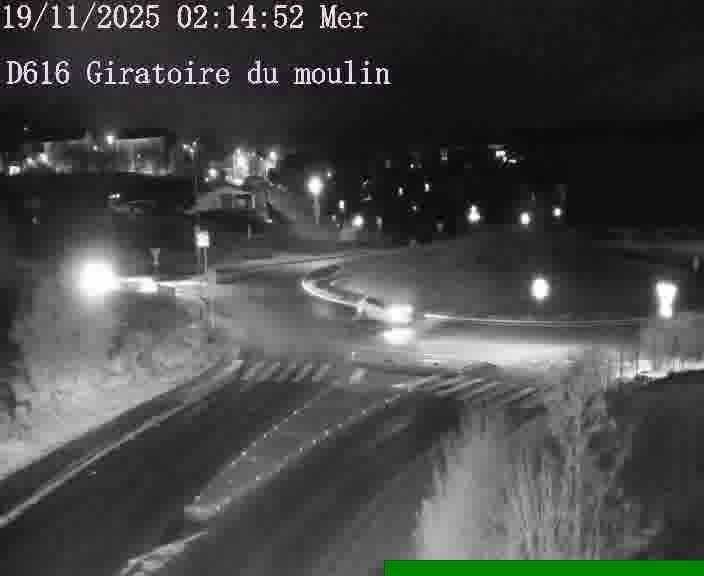 <h2>Webcams sur la D616, sur le contournement d'Audun-le-Tiche. Vue orientée vers le rond-point du Moulin, en provenance du Luxembourg</h2>