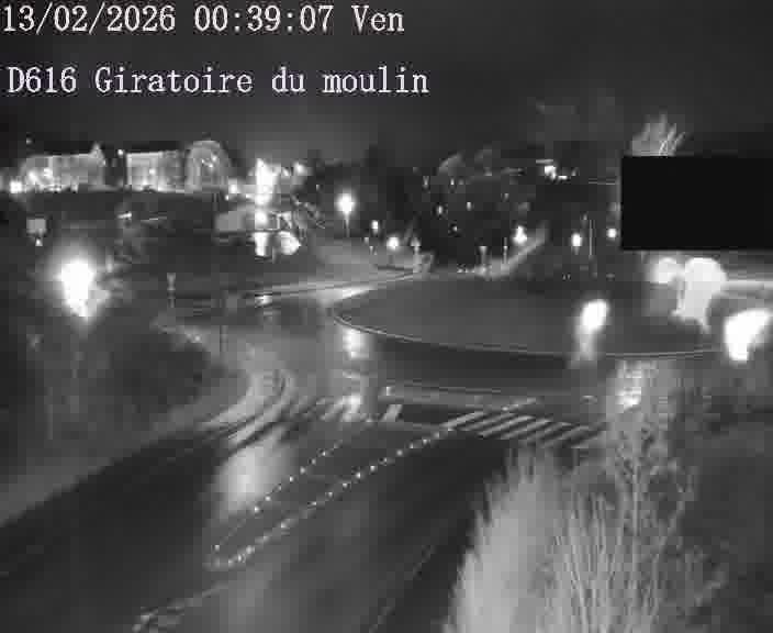 <h2>Webcams sur la D616, sur le contournement d'Audun-le-Tiche. Vue orientée vers le rond-point du Moulin, en provenance du Luxembourg</h2>