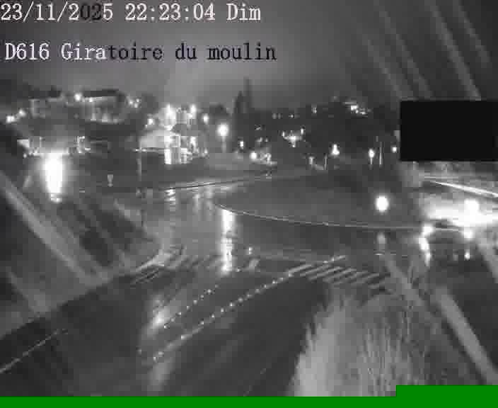 <h2>Webcams sur la D616, sur le contournement d'Audun-le-Tiche. Vue orientée vers le rond-point du Moulin, en provenance du Luxembourg</h2>
