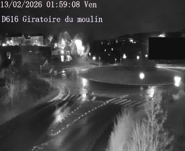 <h2>Webcams sur la D616, sur le contournement d'Audun-le-Tiche. Vue orientée vers le rond-point du Moulin, en provenance du Luxembourg</h2>