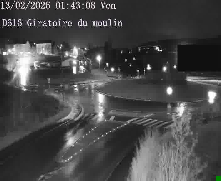 <h2>Webcams sur la D616, sur le contournement d'Audun-le-Tiche. Vue orientée vers le rond-point du Moulin, en provenance du Luxembourg</h2>