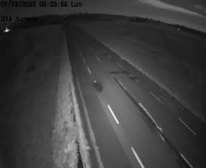 Webcam sur la D16 à Aumetz. Vue orientée vers A30