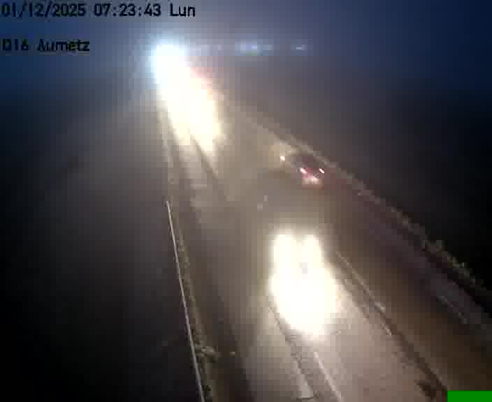 Webcam sur la D16 à Aumetz. Vue orientée vers A30