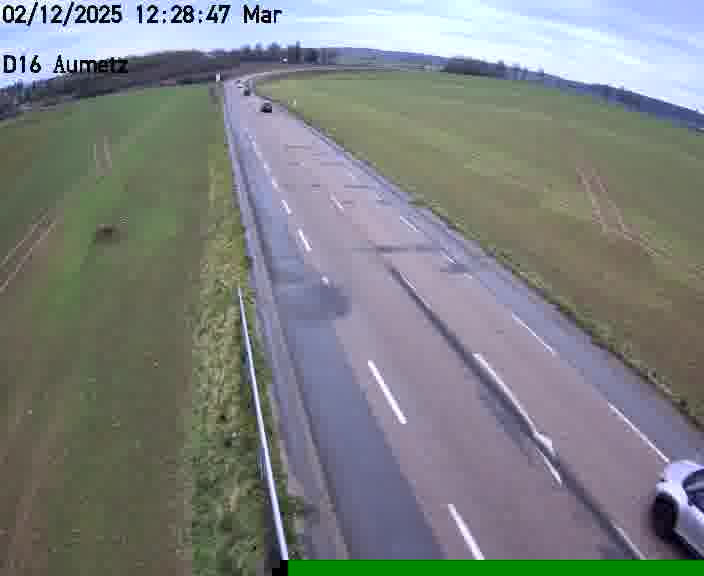 Webcam sur la D16 à Aumetz. Vue orientée vers A30