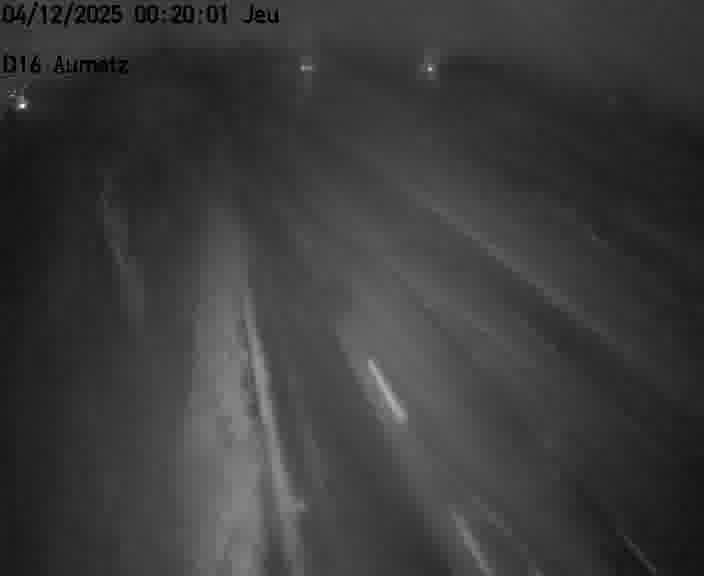 Webcam sur la D16 à Aumetz. Vue orientée vers A30