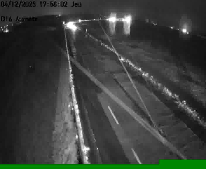 Webcam sur la D16 à Aumetz. Vue orientée vers A30