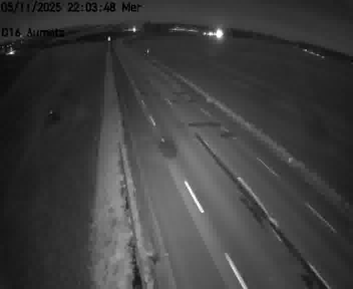 Webcam sur la D16 à Aumetz. Vue orientée vers A30
