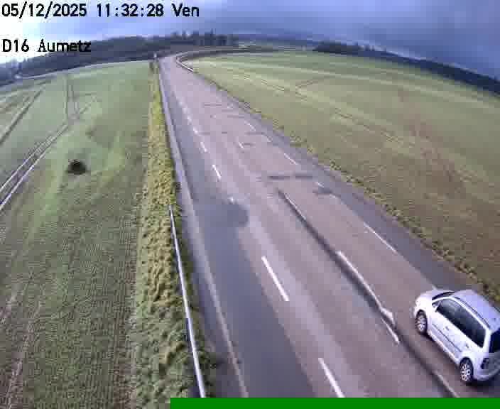 Webcam sur la D16 à Aumetz. Vue orientée vers A30