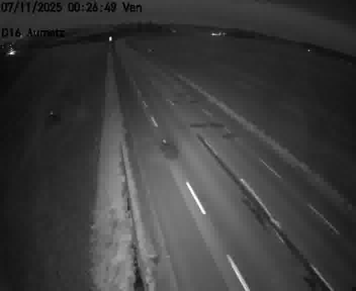 Webcam sur la D16 à Aumetz. Vue orientée vers A30
