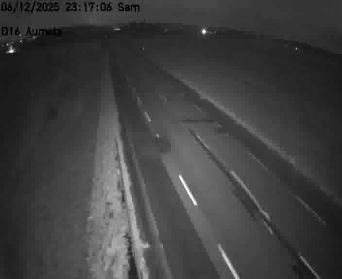 Webcam sur la D16 à Aumetz. Vue orientée vers A30