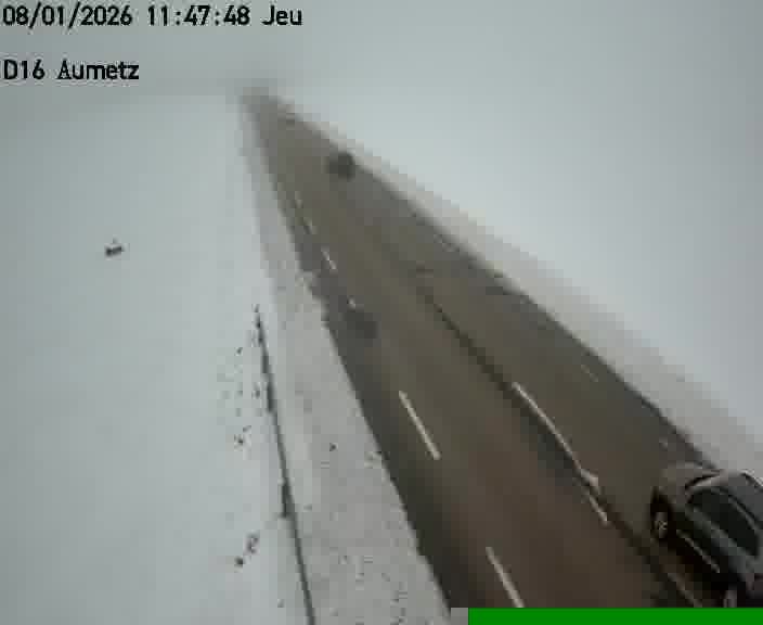 Webcam sur la D16 à Aumetz. Vue orientée vers A30