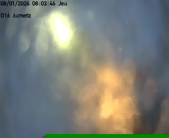 Webcam sur la D16 à Aumetz. Vue orientée vers A30