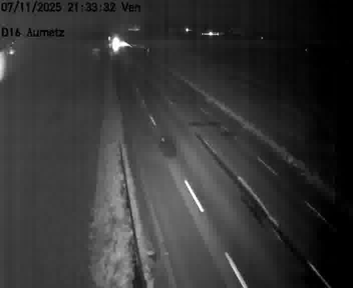 Webcam sur la D16 à Aumetz. Vue orientée vers A30