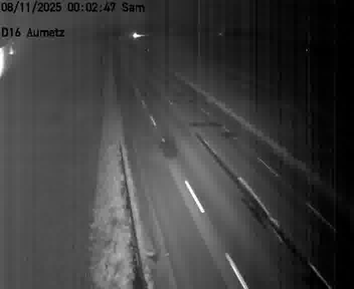 Webcam sur la D16 à Aumetz. Vue orientée vers A30