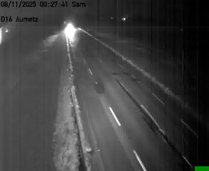 Webcam sur la D16 à Aumetz. Vue orientée vers A30