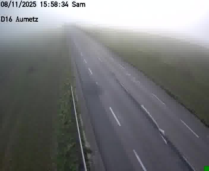 Webcam sur la D16 à Aumetz. Vue orientée vers A30