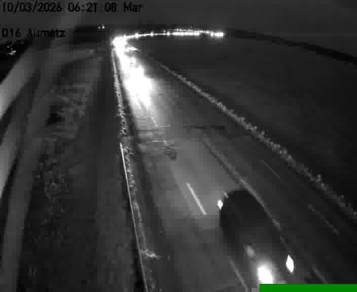 Webcam sur la D16 à Aumetz. Vue orientée vers A30