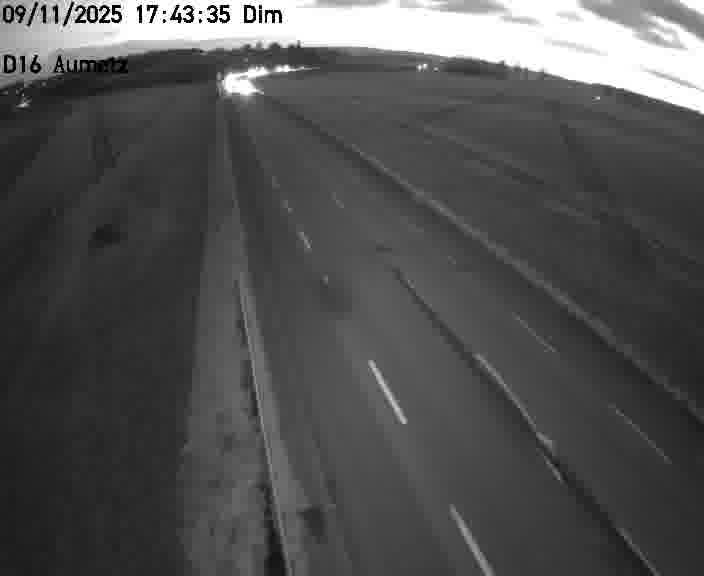 Webcam sur la D16 à Aumetz. Vue orientée vers A30