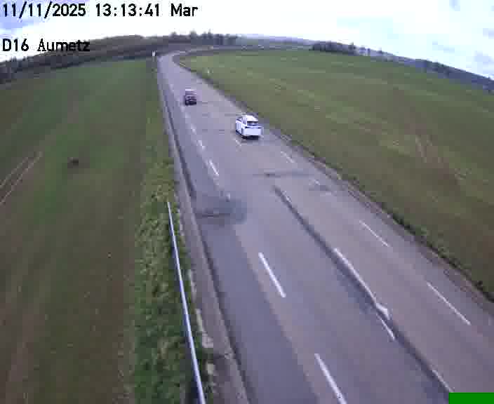 Webcam sur la D16 à Aumetz. Vue orientée vers A30