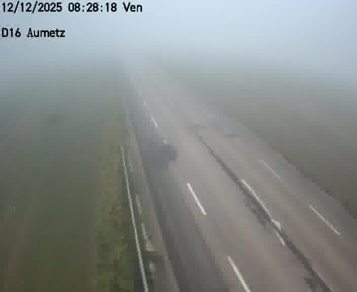 Webcam sur la D16 à Aumetz. Vue orientée vers A30