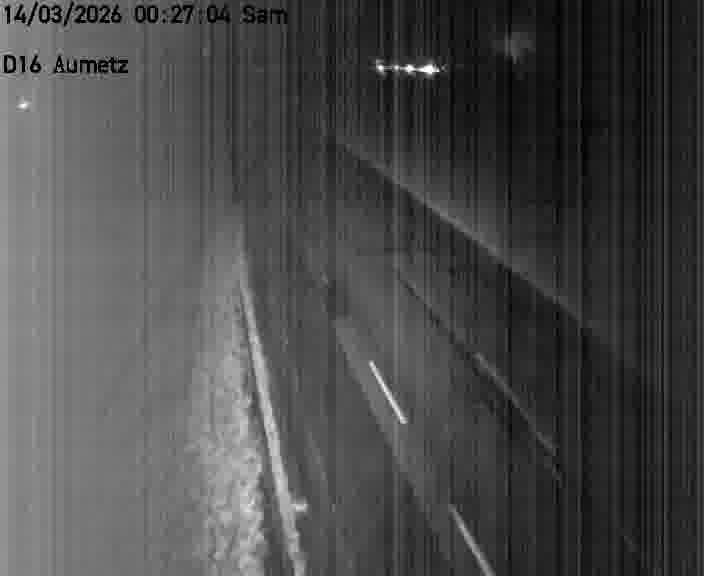 Webcam sur la D16 à Aumetz. Vue orientée vers A30