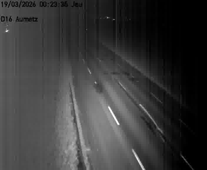 Webcam sur la D16 à Aumetz. Vue orientée vers A30