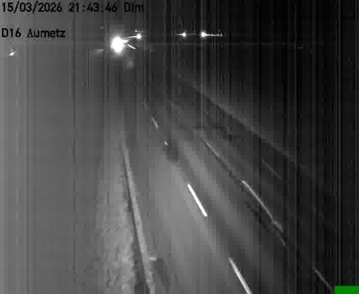 Webcam sur la D16 à Aumetz. Vue orientée vers A30