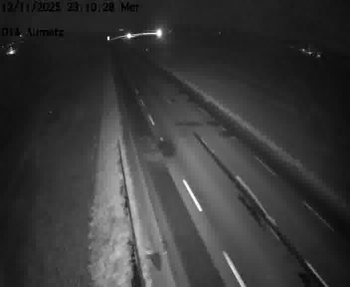 Webcam sur la D16 à Aumetz. Vue orientée vers A30
