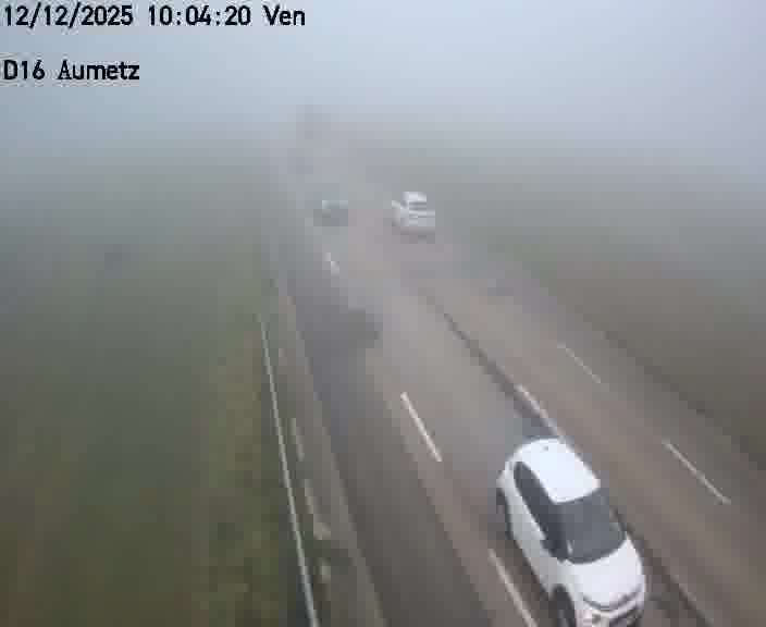 Webcam sur la D16 à Aumetz. Vue orientée vers A30