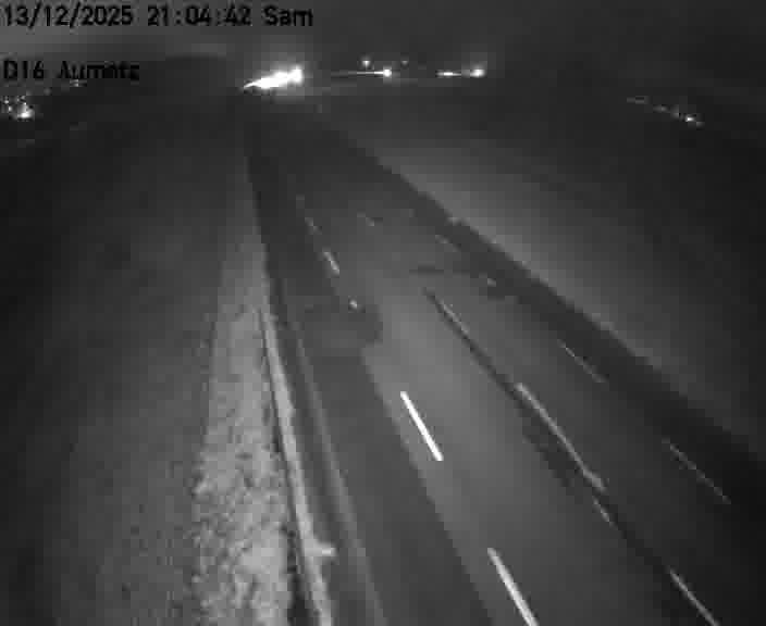 Webcam sur la D16 à Aumetz. Vue orientée vers A30