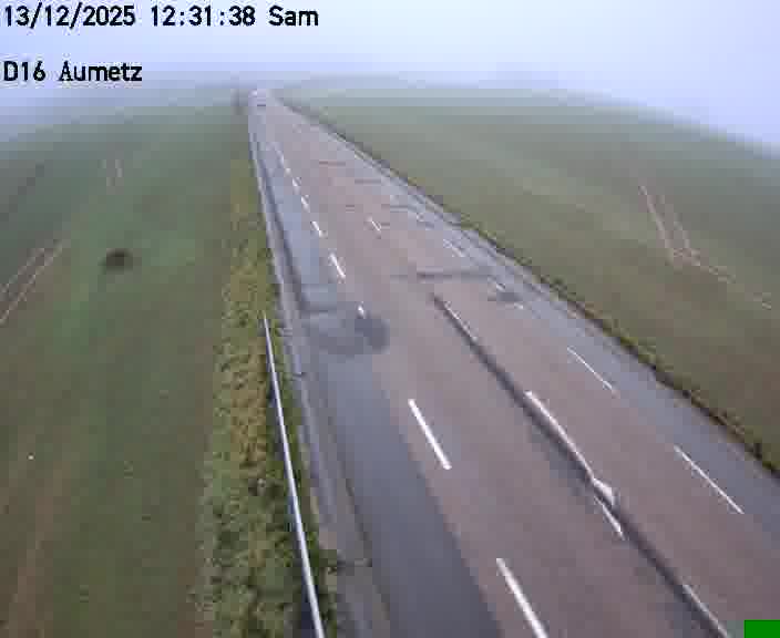 Webcam sur la D16 à Aumetz. Vue orientée vers A30