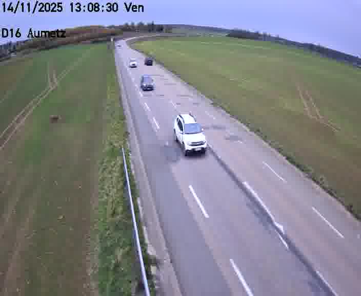 Webcam sur la D16 à Aumetz. Vue orientée vers A30