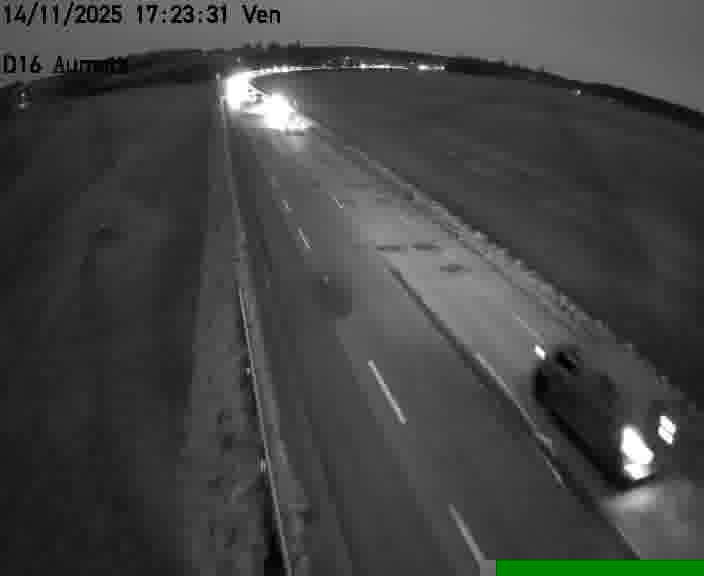 Webcam sur la D16 à Aumetz. Vue orientée vers A30